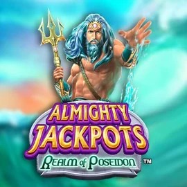 Official Jackpots logo: Almighty Jackpots – Realm of Poseidon by Novomatic at Casea Casino