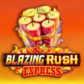 Blazing Rush Express slot logo by AreaVegas at Casea Casino