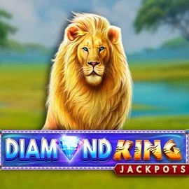 Jackpots logo of Diamond King Jackpots from SpinPlay Games at Casea Casino