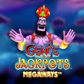 Genie Jackpots Megaways logo by Blueprint Gaming at Casea Casino
