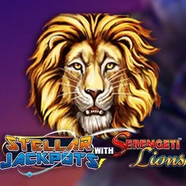 Stellar Jackpots with Serengeti Lions game by Lightning Box Game – logo hosted on Casea Casino