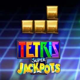 Tetris Super Jackpots logo by WMS at Casea Casino